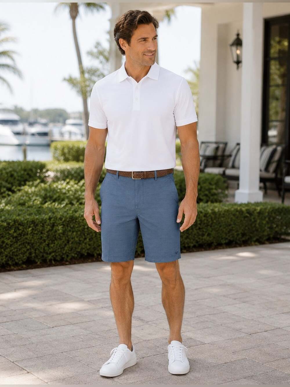 O’Neill Hyperfreak Men’s Blue Striped Hybrid Walk Shorts Size 38 NWT